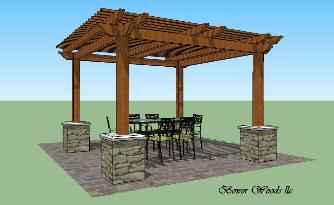 Cedar Pergola