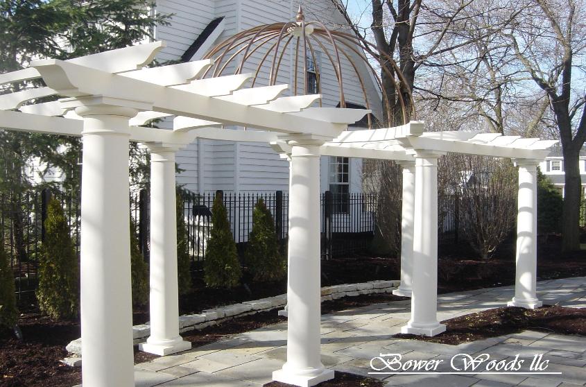 Copper Top Tuscan Pergola